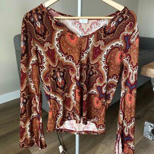 Suzy Shier Y2K 2000s flowy top